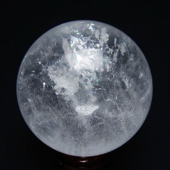 水晶 丸玉 55mm スフィア 置物 水晶玉 一点物 151-8887