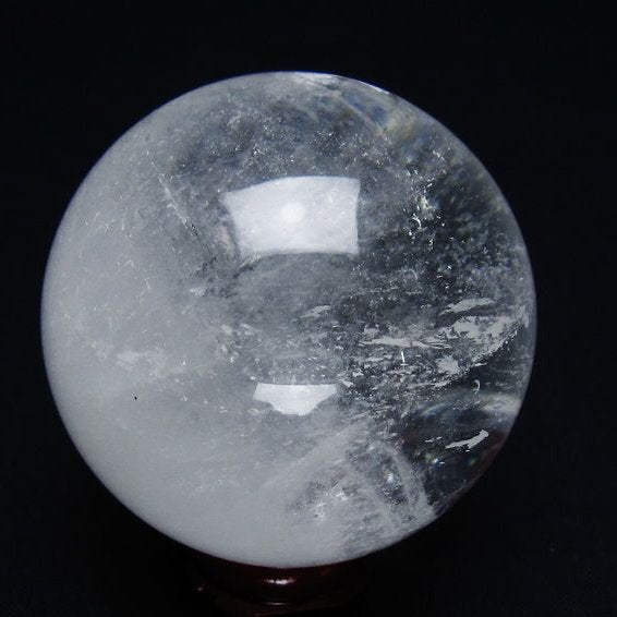 水晶 丸玉 56mm スフィア 置物 水晶玉 一点物 151-8888