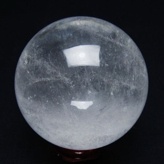 水晶 丸玉 58mm スフィア 置物 水晶玉 一点物 151-8891