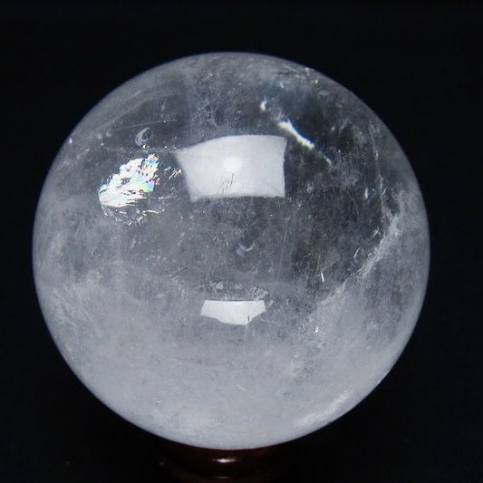 水晶 丸玉 59mm スフィア 置物 水晶玉 一点物 151-8895