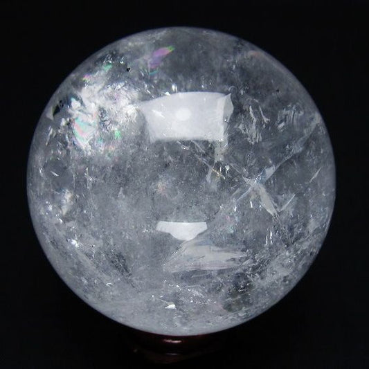 水晶 丸玉 61mm スフィア 置物 水晶玉 一点物 151-8896