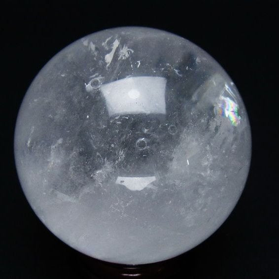 水晶 丸玉 63mm スフィア 置物 水晶玉 一点物 151-8898