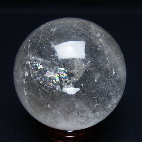 水晶 丸玉 63mm スフィア 置物 水晶玉 一点物 151-8900