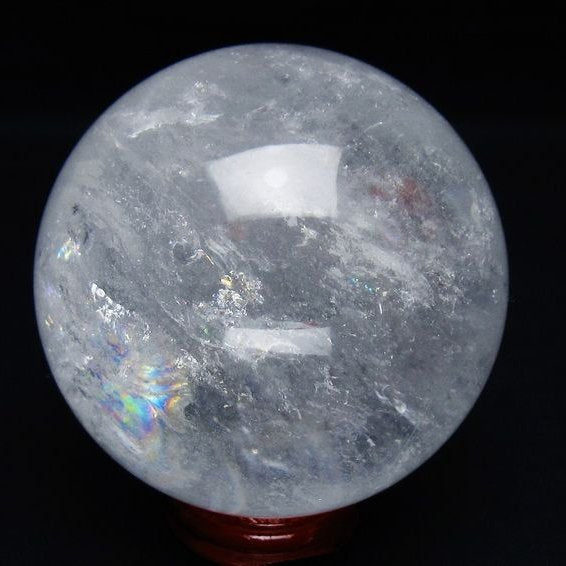 水晶 丸玉 73mm スフィア 置物 水晶玉 一点物 151-8904