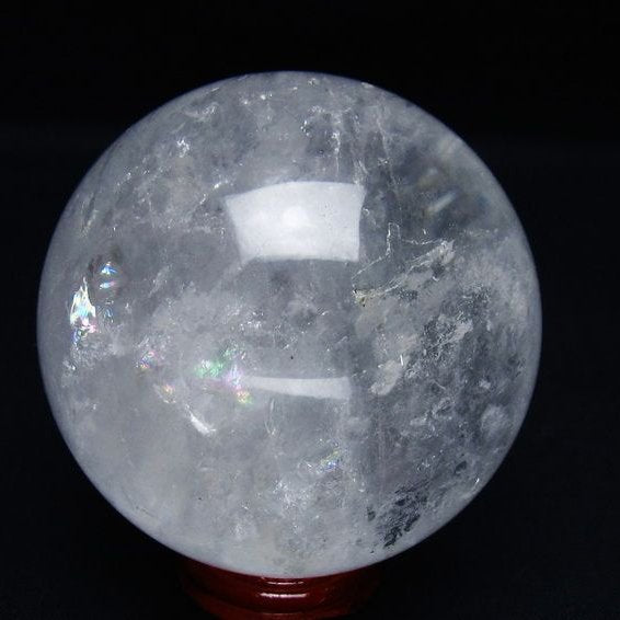 水晶 丸玉 73mm スフィア 置物 水晶玉 一点物 151-8905