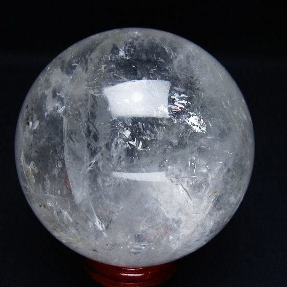 水晶 丸玉 73mm スフィア 置物 水晶玉 一点物 151-8906