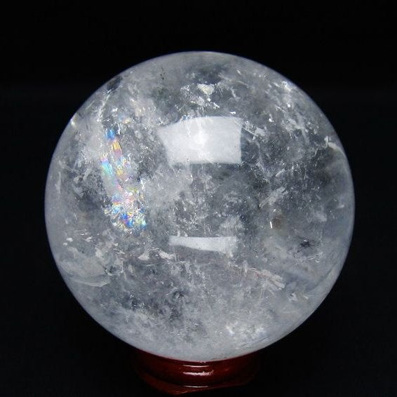 水晶 丸玉 72mm スフィア 置物 水晶玉 一点物 151-8917