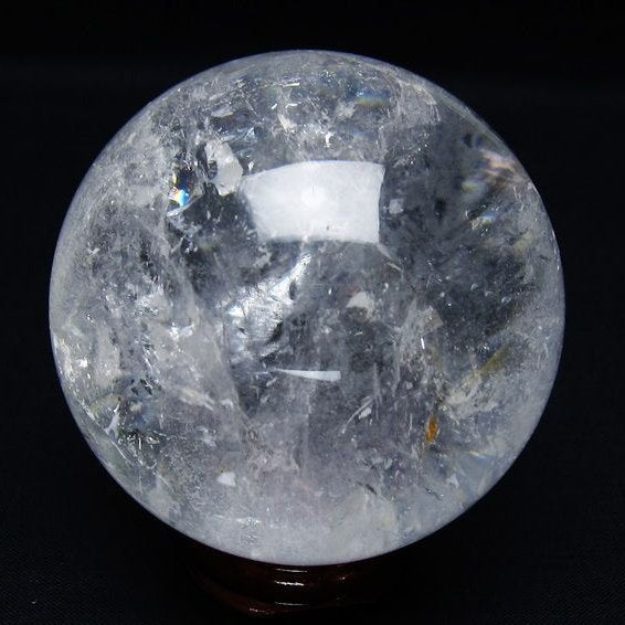 水晶 丸玉 69mm スフィア 置物 水晶玉 一点物 151-8920