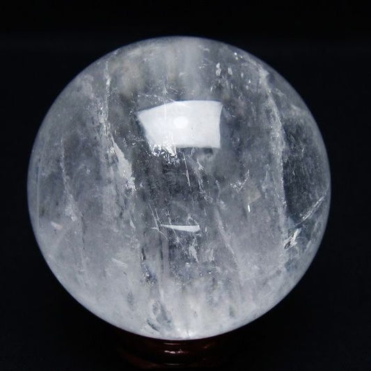 水晶 丸玉 67mm スフィア 置物 水晶玉 一点物 151-8921