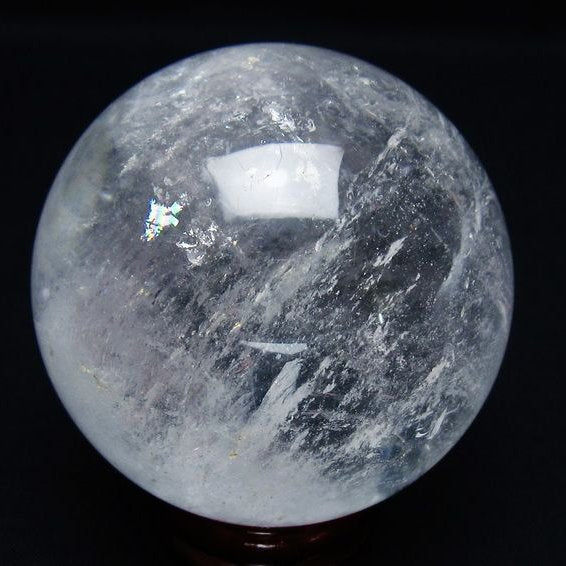 水晶 丸玉 66mm スフィア 置物 水晶玉 一点物 151-8922