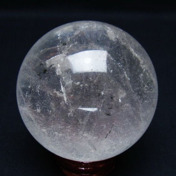 水晶 丸玉 64mm スフィア 置物 水晶玉 一点物 151-8928