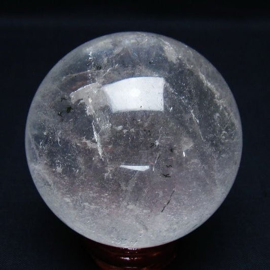 水晶 丸玉 64mm スフィア 置物 水晶玉 一点物 151-8928