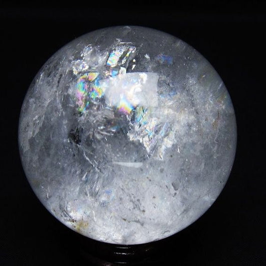 水晶 丸玉 64mm スフィア 置物 水晶玉 一点物 151-8929