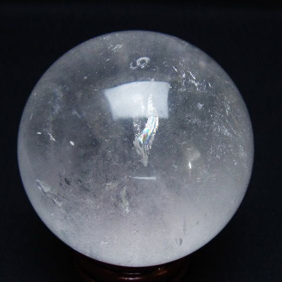 水晶 丸玉 60mm スフィア 置物 水晶玉 一点物 151-8940