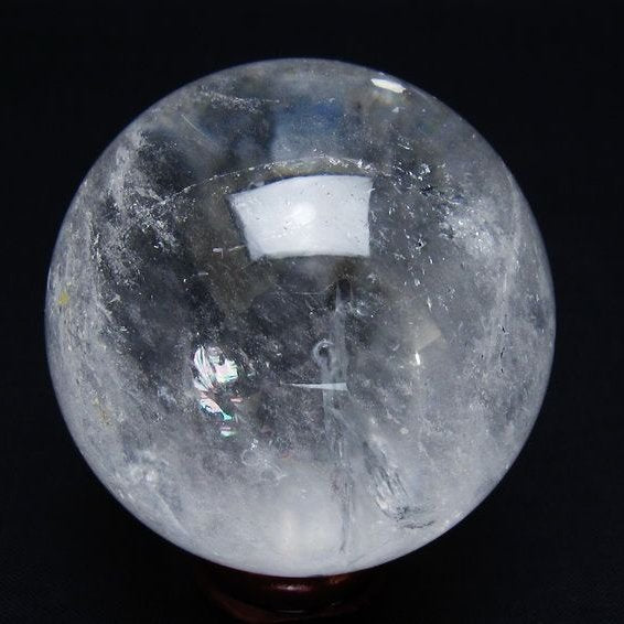 水晶 丸玉 56mm スフィア 置物 水晶玉 一点物 151-8946