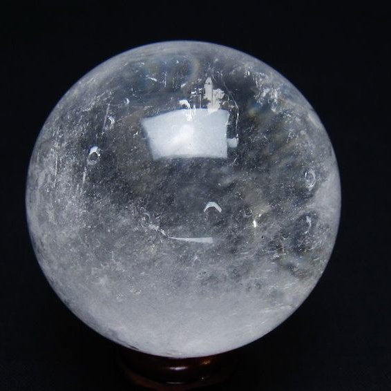 水晶 丸玉 54mm スフィア 置物 水晶玉 一点物 151-8951