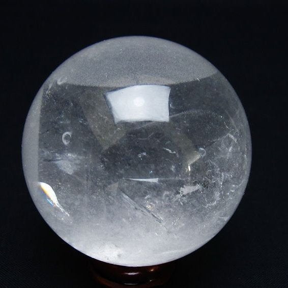 水晶 丸玉 55mm スフィア 置物 水晶玉 一点物 151-8952