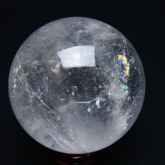 水晶 丸玉 57mm スフィア 置物 水晶玉 一点物 151-8957