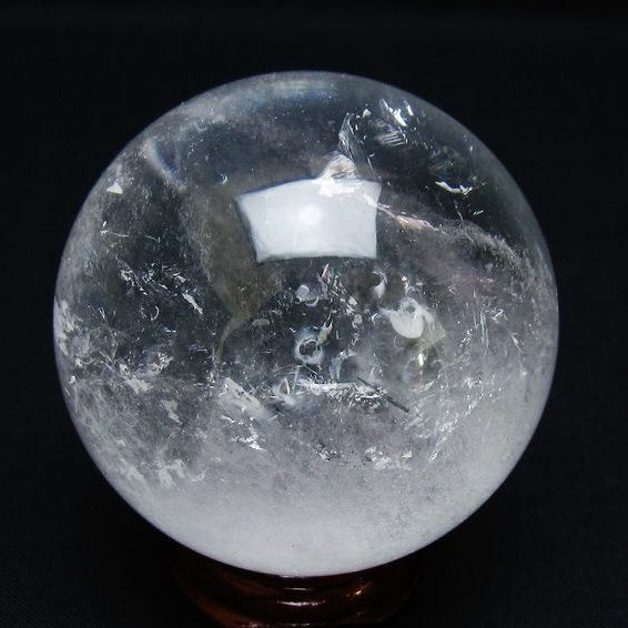 水晶 丸玉 61mm スフィア 置物 水晶玉 一点物 151-8966