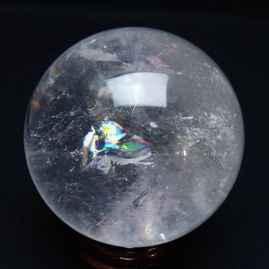 水晶 丸玉 62mm スフィア 置物 水晶玉 一点物 151-8968