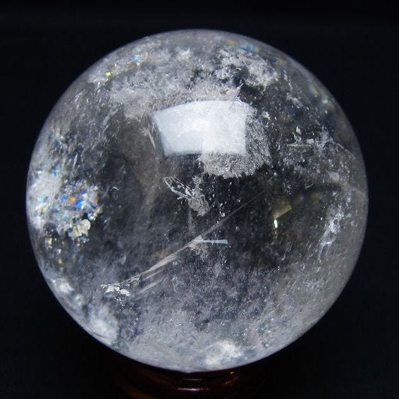 水晶 丸玉 62mm スフィア 置物 水晶玉 一点物 151-8969