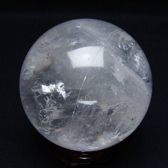 水晶 丸玉 65mm スフィア 置物 水晶玉 一点物 151-8972