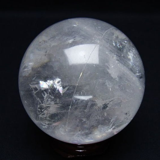 水晶 丸玉 65mm スフィア 置物 水晶玉 一点物 151-8972