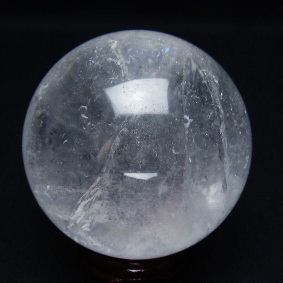 水晶 丸玉 65mm スフィア 置物 水晶玉 一点物 151-8973