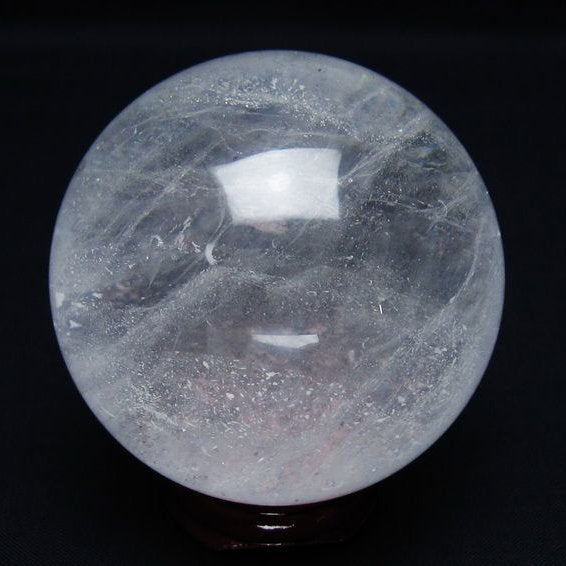 水晶 丸玉 65mm スフィア 置物 水晶玉 一点物 151-8974