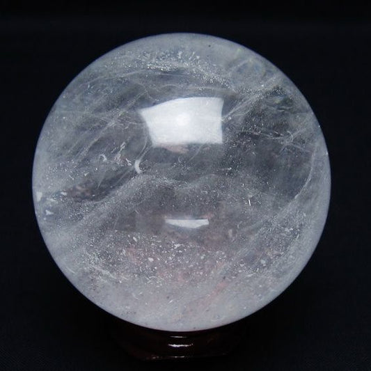 水晶 丸玉 65mm スフィア 置物 水晶玉 一点物 151-8974