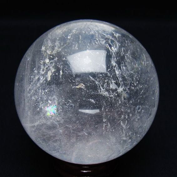 水晶 丸玉 66mm スフィア 置物 水晶玉 一点物 151-8975