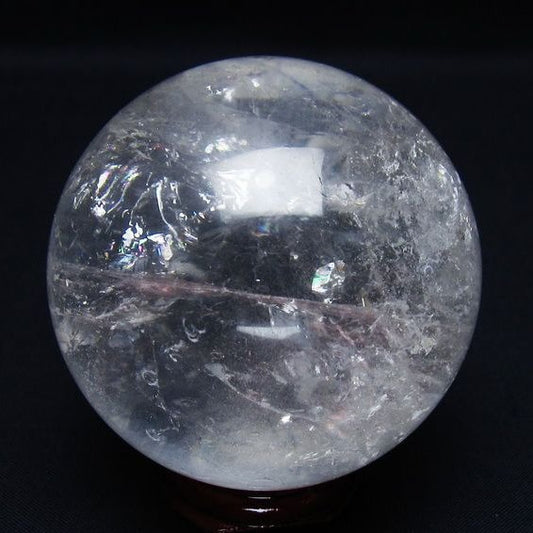 水晶 丸玉 67mm スフィア 置物 水晶玉 一点物 151-8979
