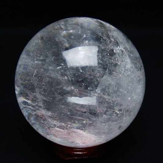 水晶 丸玉 69mm スフィア 置物 水晶玉 一点物 151-8982