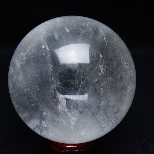 水晶 丸玉 82mm スフィア 置物 水晶玉 一点物 151-8986