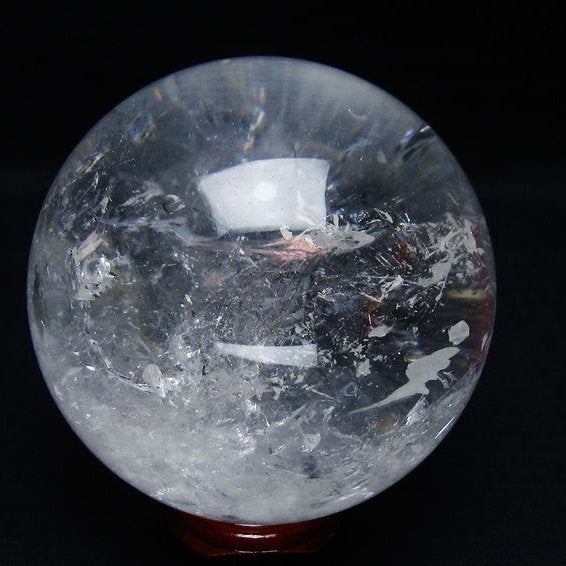 水晶 丸玉 81mm スフィア 置物 水晶玉 一点物 151-8987
