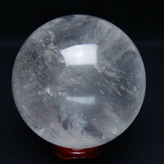 水晶 丸玉 75mm スフィア 置物 水晶玉 一点物 151-8990