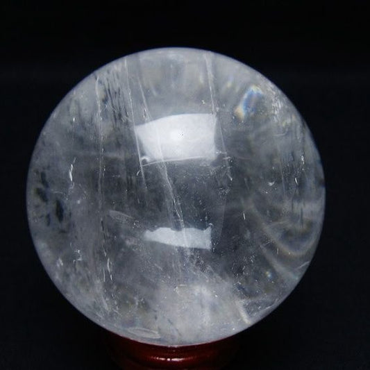 水晶 丸玉 65mm スフィア 置物 水晶玉 一点物 151-8996