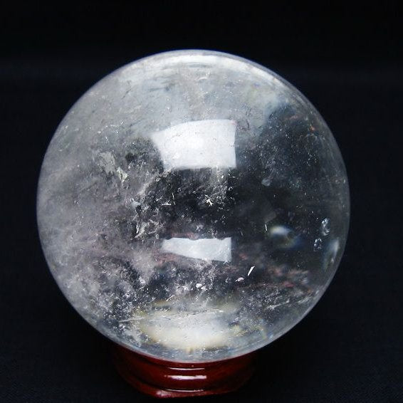 水晶 丸玉 64mm スフィア 置物 水晶玉 一点物 151-8997