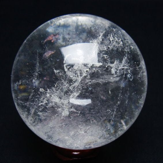 水晶 丸玉 59mm スフィア 置物 水晶玉 一点物 151-9012