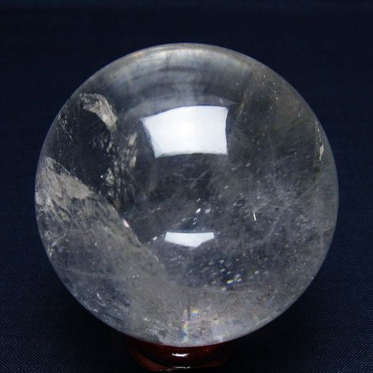 水晶 丸玉 59mm スフィア 置物 水晶玉 一点物 151-9015