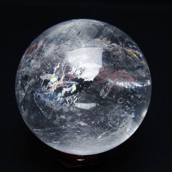 水晶 丸玉 58mm スフィア 置物 水晶玉 一点物 151-9016