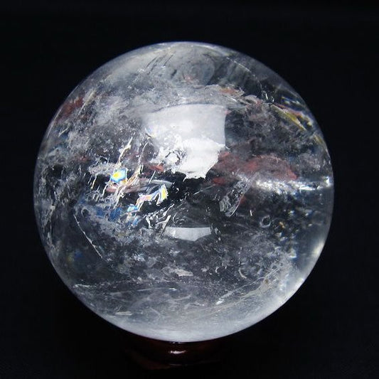 水晶 丸玉 58mm スフィア 置物 水晶玉 一点物 151-9016