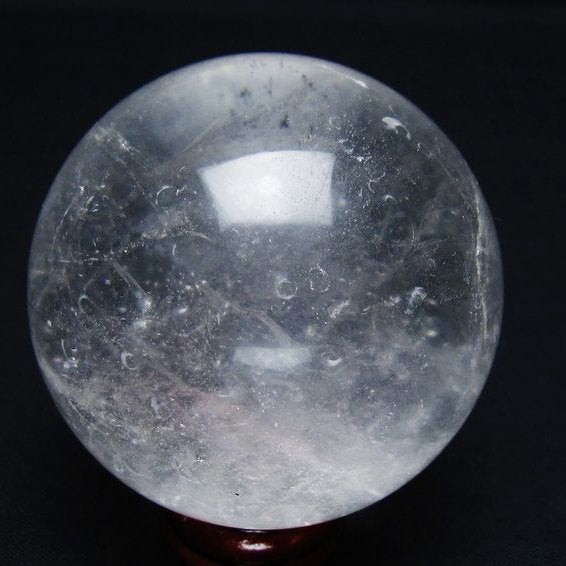 水晶 丸玉 57mm スフィア 置物 水晶玉 一点物 151-9021