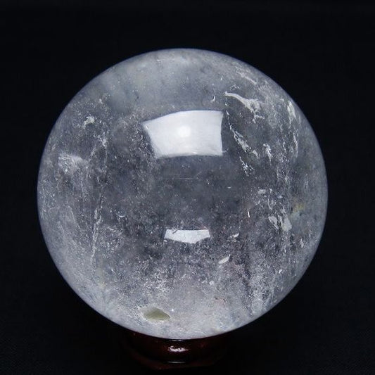 水晶 丸玉 56mm スフィア 置物 水晶玉 一点物 151-9023