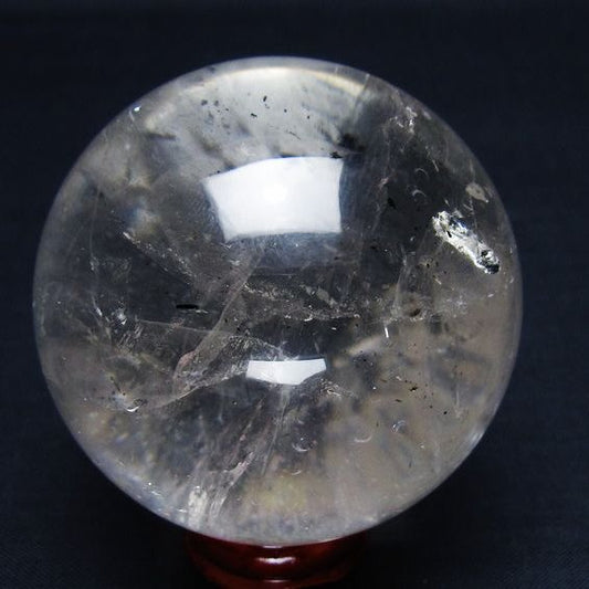 水晶 丸玉 58mm スフィア 置物 水晶玉 一点物 151-9045