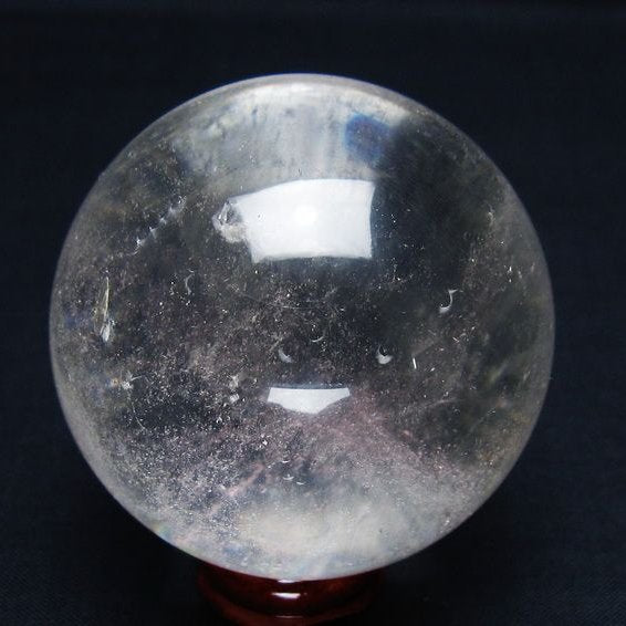 水晶 丸玉 58mm スフィア 置物 水晶玉 一点物 151-9046