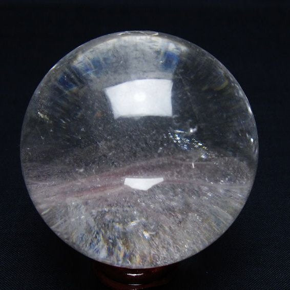 水晶 丸玉 59mm スフィア 置物 水晶玉 一点物 151-9051