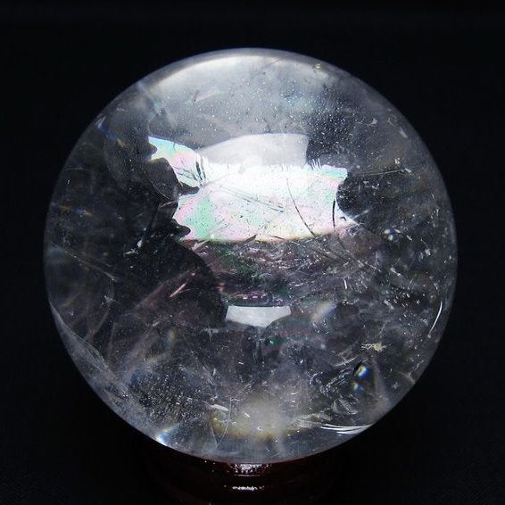 水晶 丸玉 62mm スフィア 置物 水晶玉 一点物 151-9061