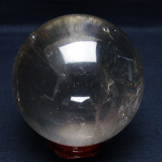 水晶 丸玉 74mm スフィア 置物 水晶玉 一点物 151-9073