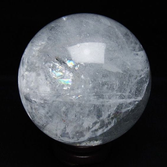 1.5Kg 水晶 丸玉 107mm スフィア 置物 水晶玉 一点物 151-9095